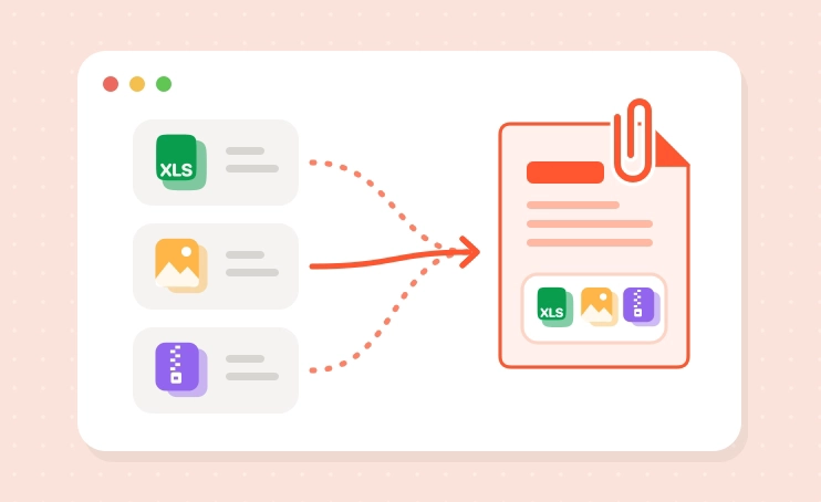Adding attachments to a PDF in four simple steps