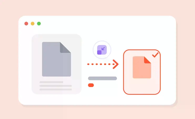 Reduce PDF size: a large file several times lighter after compression